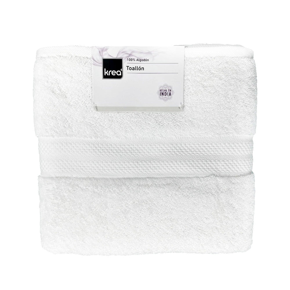 Toallón 450GSM Krea 90x150cm Blanco Toallón 450GSM Krea 90x170cm Blanco