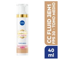 Fluido Nivea Luminous Anti Manchas Tono Medio FPS30 40ml
