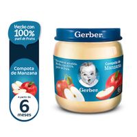 Compota de Manzana Gerber 113g