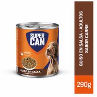 Guiso en Salsa Super Can Adultos Sabor Carne 290g