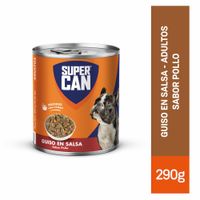 Guiso en Salsa Super Can Adultos Sabor Pollo 290g