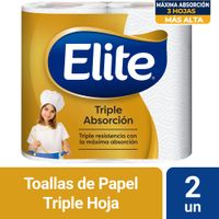 Papel Toalla Elite Triple Absorción 2un