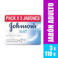 Tripack Jabón en Barra Johnson's Original 110g