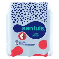 Sixpack Bebida Gasificada San Luis Sabor Manzana Botella 625ml