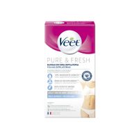 Banda Depilatoria Axilas y Bikini Veet Pure Fresh 16un