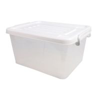 Caja Organizadora Transparente con Ruedas Krea 13L Surtido