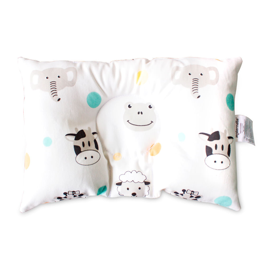 Almohadita Anti Cabeza Plana Maternelle Plomo Animales