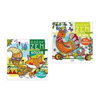 Libro Color Zen Animales Surtidp