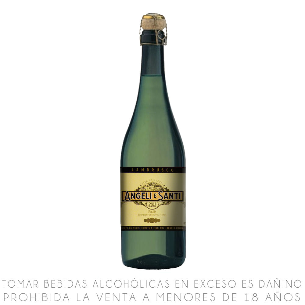 Vino Blanco Frizzante Angeli e Santi Dulce Lambrusco Botella 750ml