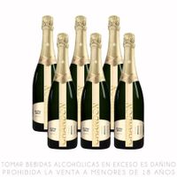 Sixpack Espumante Chandon Extra Brut Botella 750ml