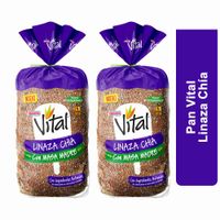 Pack x2 Pan de Molde Multicereal Bimbo Vital Bolsa 600 g