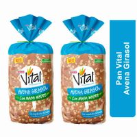 Pack x2 Pan de Molde de Semillas Bimbo Vital Bolsa 600 g