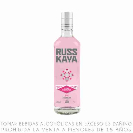 Vodka RUSSKAYA Pink Botella 1L