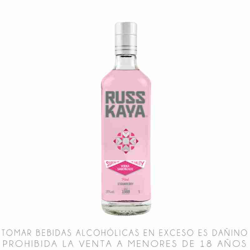 Vodka Russkaya Pink Botella 1L
