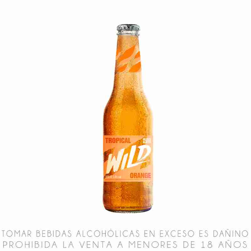 Ready To Drink Wild Russkaya Tropical Orange Botella 355ml