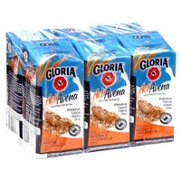Sixpack Leche con Avena y Canela Gloria Acti Avena Caja 180ml