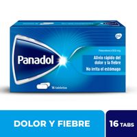 Pastilla Panadol 500mg 16 Tabletas