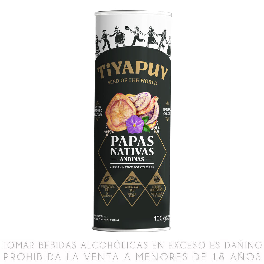Papas Nativas Fritas Tiyapuy 100g