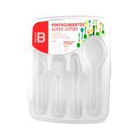 Portacubiertos con Tapa Basa Super Jumbo Surtido