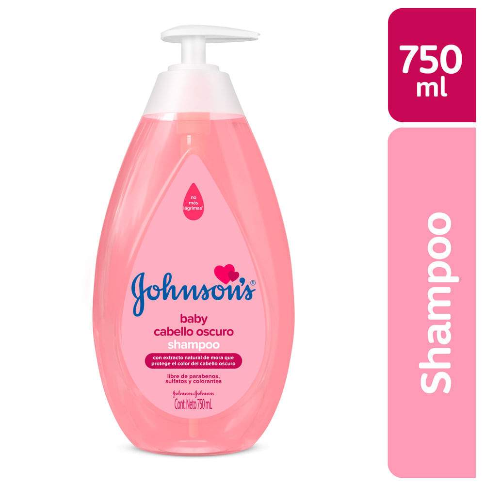 Shampoo para Bebé Johnson's Baby Cabello Oscuro 750ml