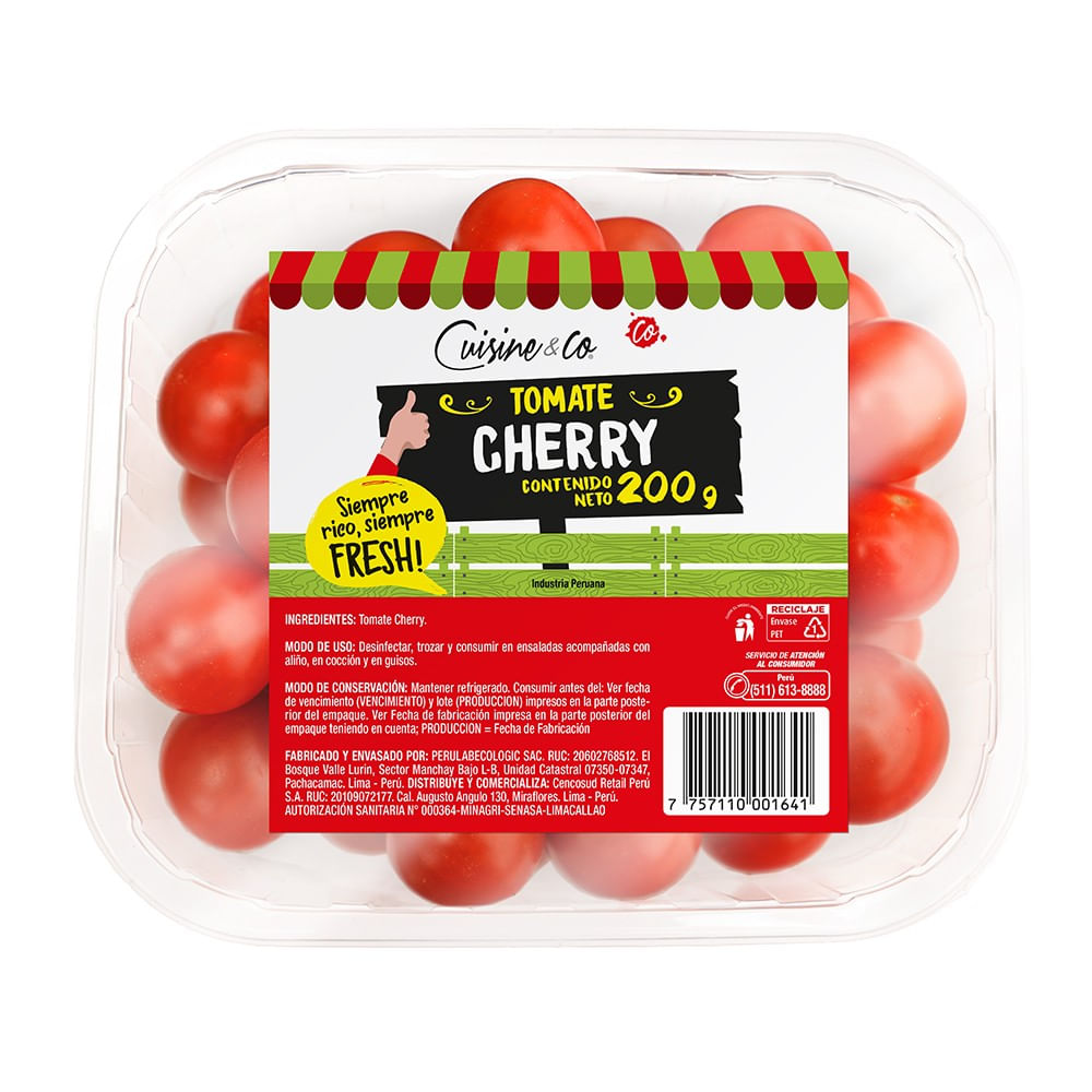 Tomate Cherry Cuisine & Co 200g