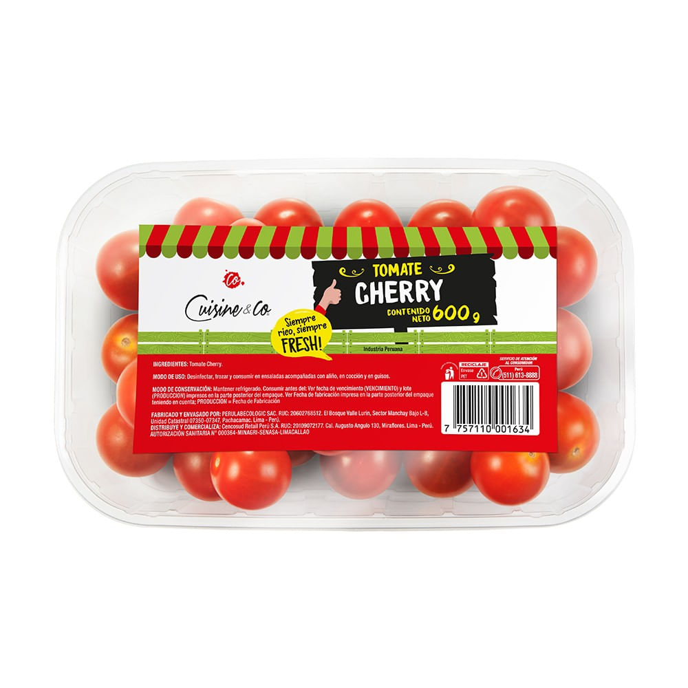 Tomate Cherry Cuisine & Co 600g