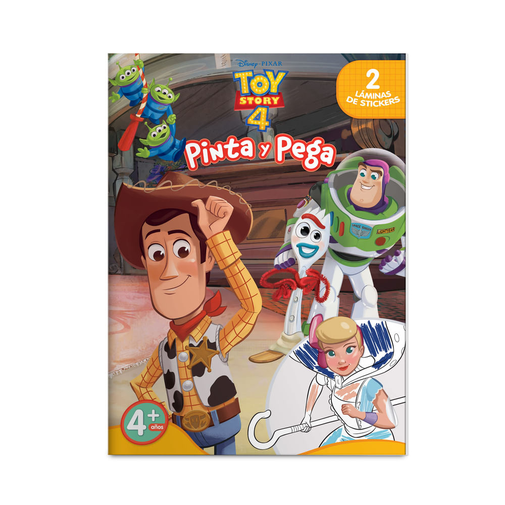Libro de Actividades Pinta y Pega con Toy Story