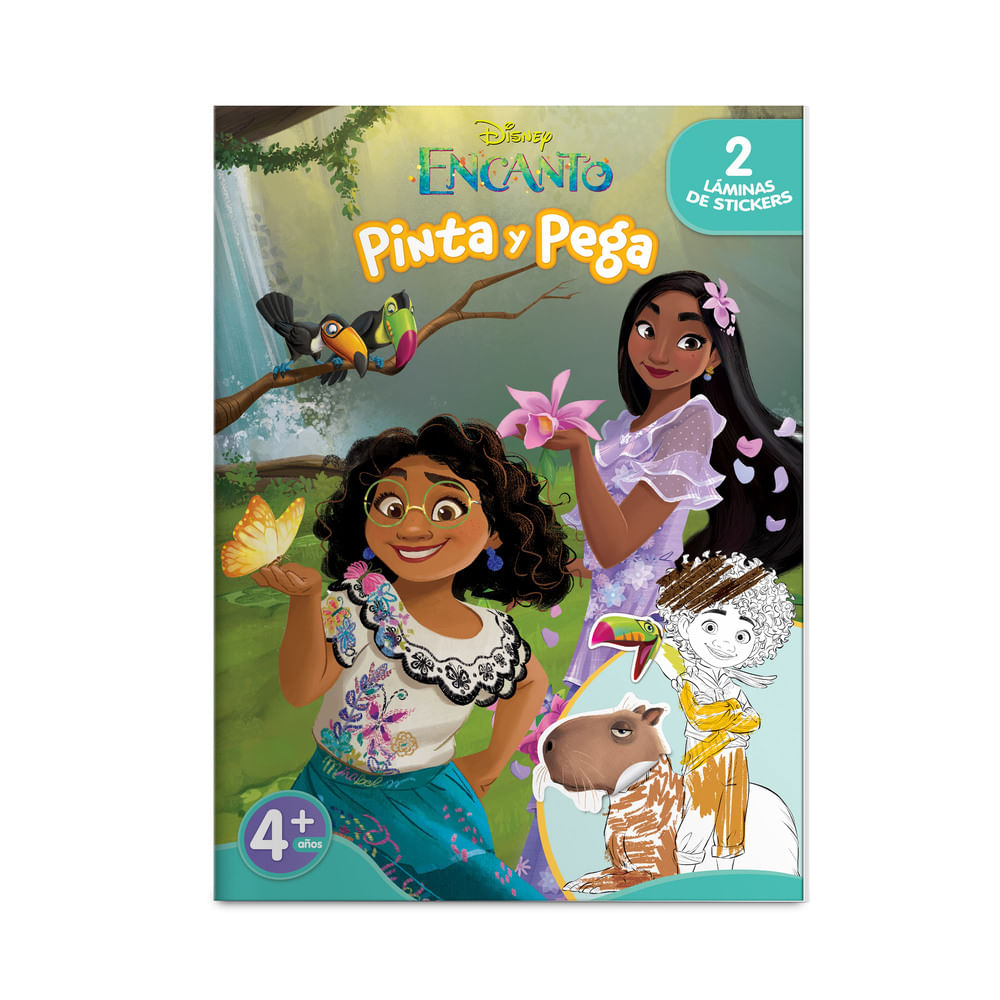 Libro de Actividades Pinta y Pega con Encanto