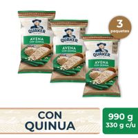 Tripack Avena Quaker con Quinua 330g