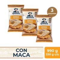 Tripack Avena con Maca Quaker 330g