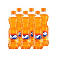 Sixpack Gaseosa Fanta Botella 500ml
