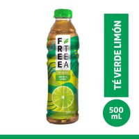 Bebida de Té Verde Sabor Limón Free Tea Botella 500ml