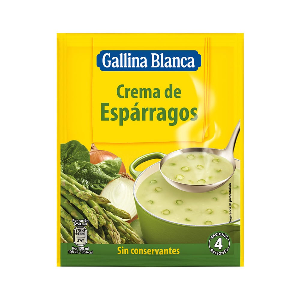 Crema de Espárragos Instantánea Gallina Blanca 70g