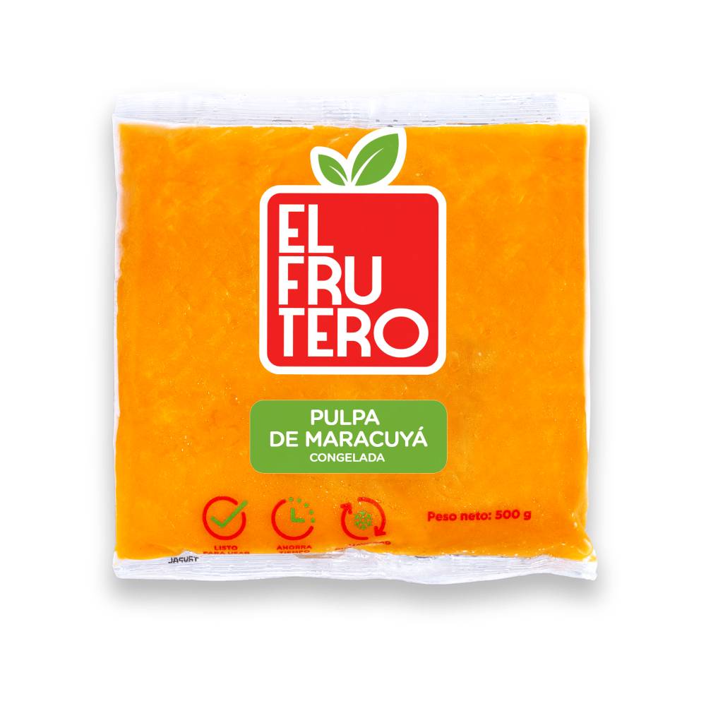 Pulpa de Maracuyá Congelada El Frutero 500g