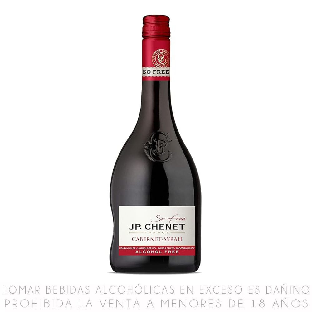 Espumante Sin Alcohol Cabernet Syrah JP Chenet So Free Botella 750ml