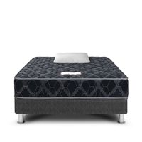 Cama Cónsul Paraíso Black 1.5 Plazas