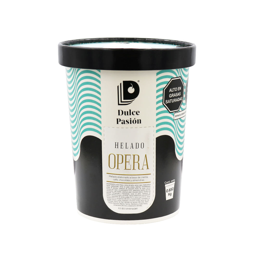 Helado Sabor Opera Dulce Pasión 650g