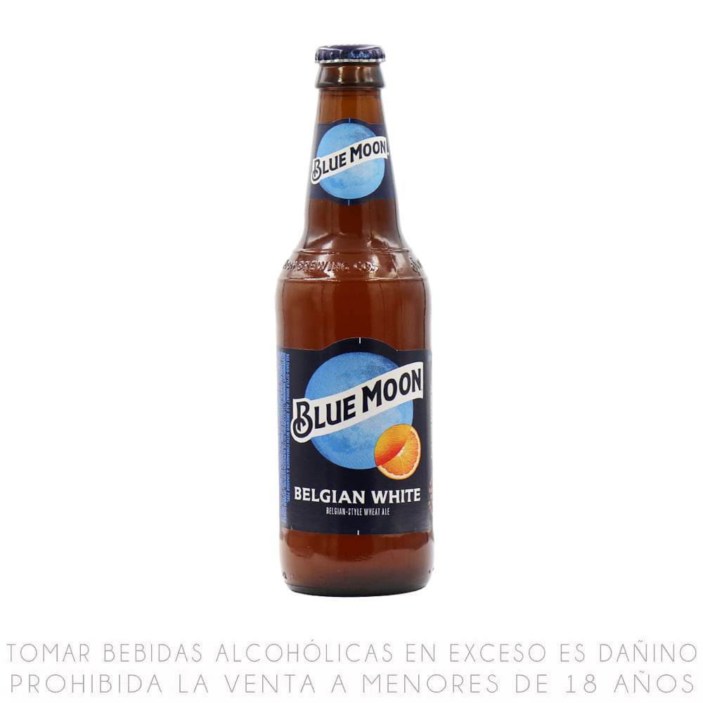 Cerveza Blue Moon Belgian White Botella 355ml