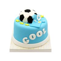 Mini Torta Futbolera Celeste 6 Porciones