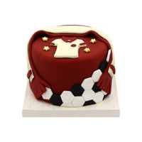 Mini Torta Futbolera Crema 6 Porciones
