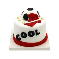 Mini Torta Futbolera Blanquiroja 6 Porciones