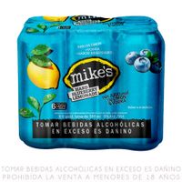Sixpack Bebida Mike's Hard Blueberry Lemonade Lata 355ml