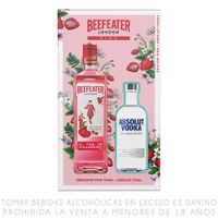 Gin Beefeater Pink Botella 700ml + Vodka Absolut Botella 375ml