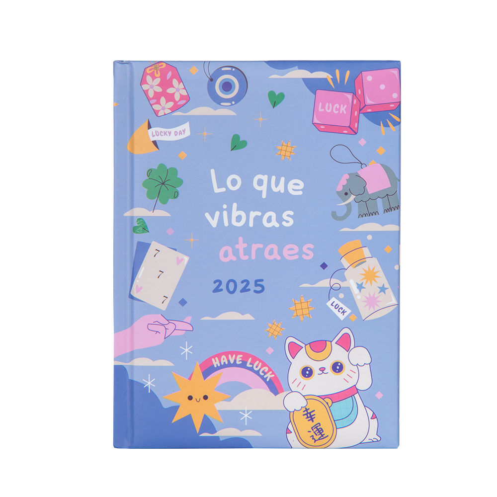 Agenda 2025 Artesco Juvenil Lucky con Lapicero Gl32 Rosado