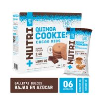 Sixpack Galletas +Nutri Co Quinua Nibs de Cacao 30g