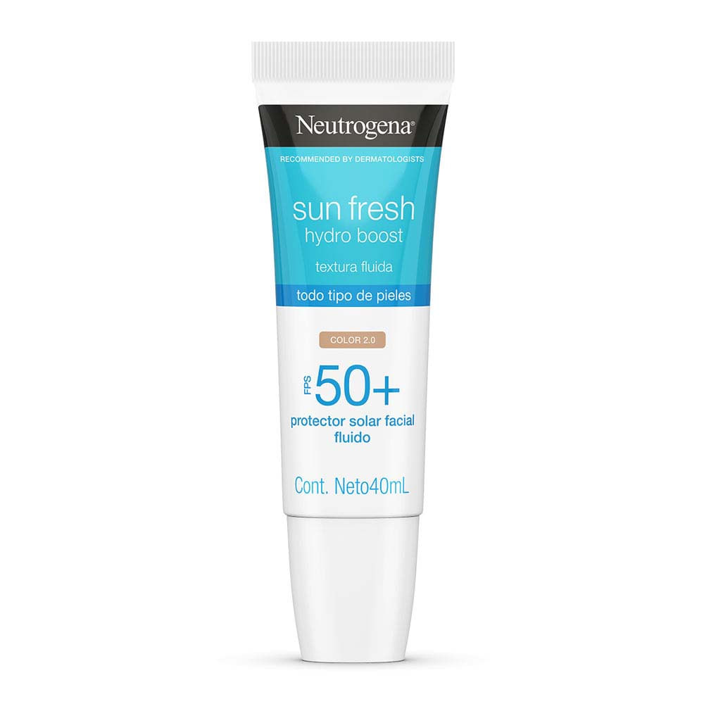 Protector Solar Facial Neutrogena Sun Fresh Color 2.0 40ml