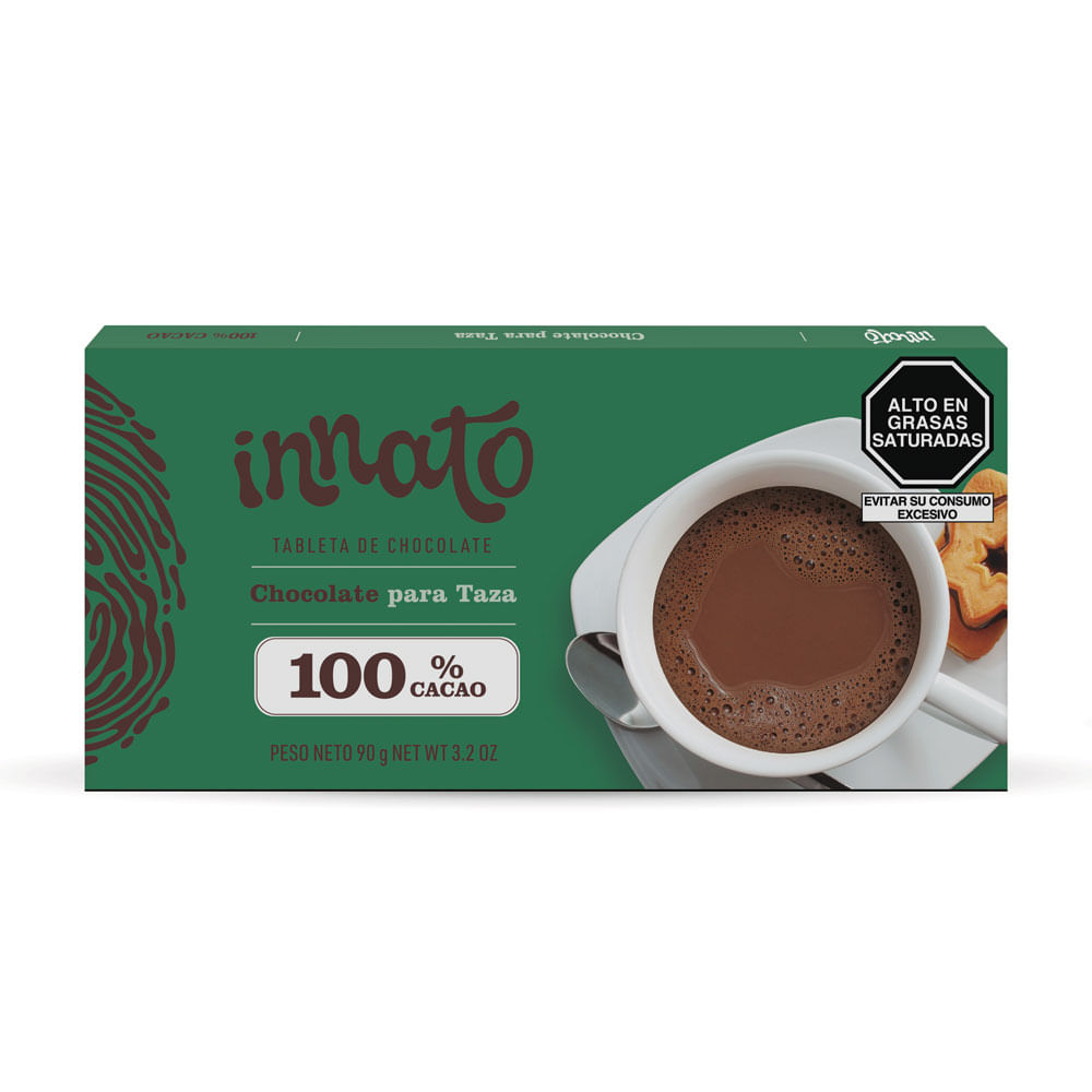 Chocolate para Taza Innato 100% Cacao 90g