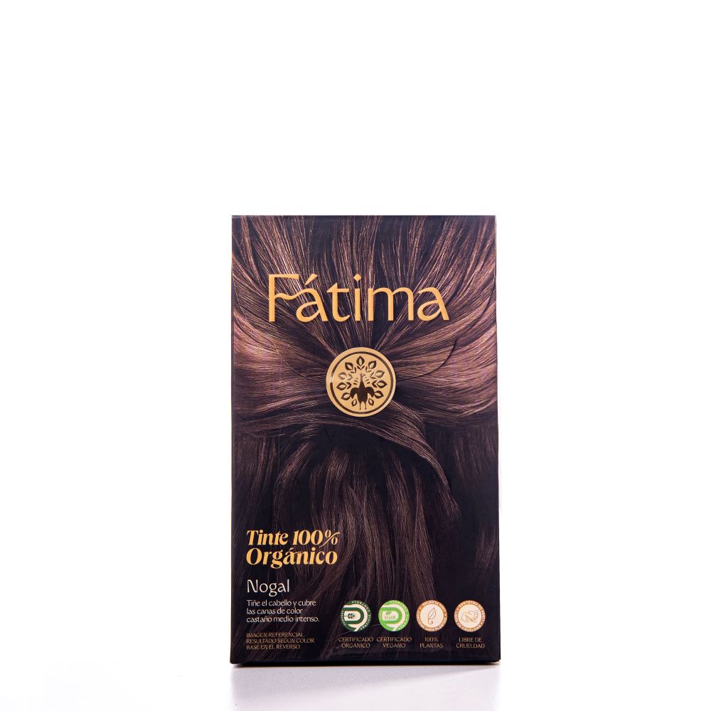 Tinte para Cabello Orgánico Fátima Nogal