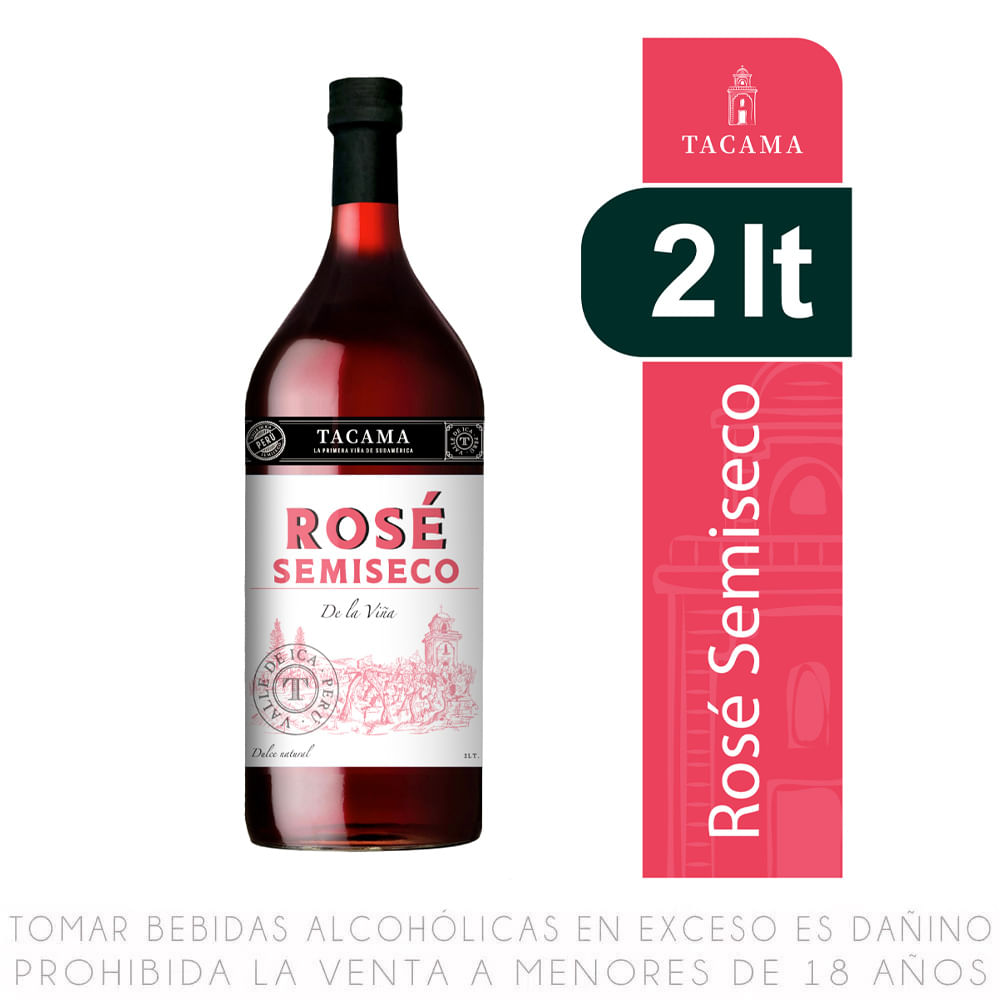 Vino Rosé Blend Tacama Semiseco Botella 2L