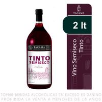 Vino Tinto Blend Tacama Semiseco Botella 2L